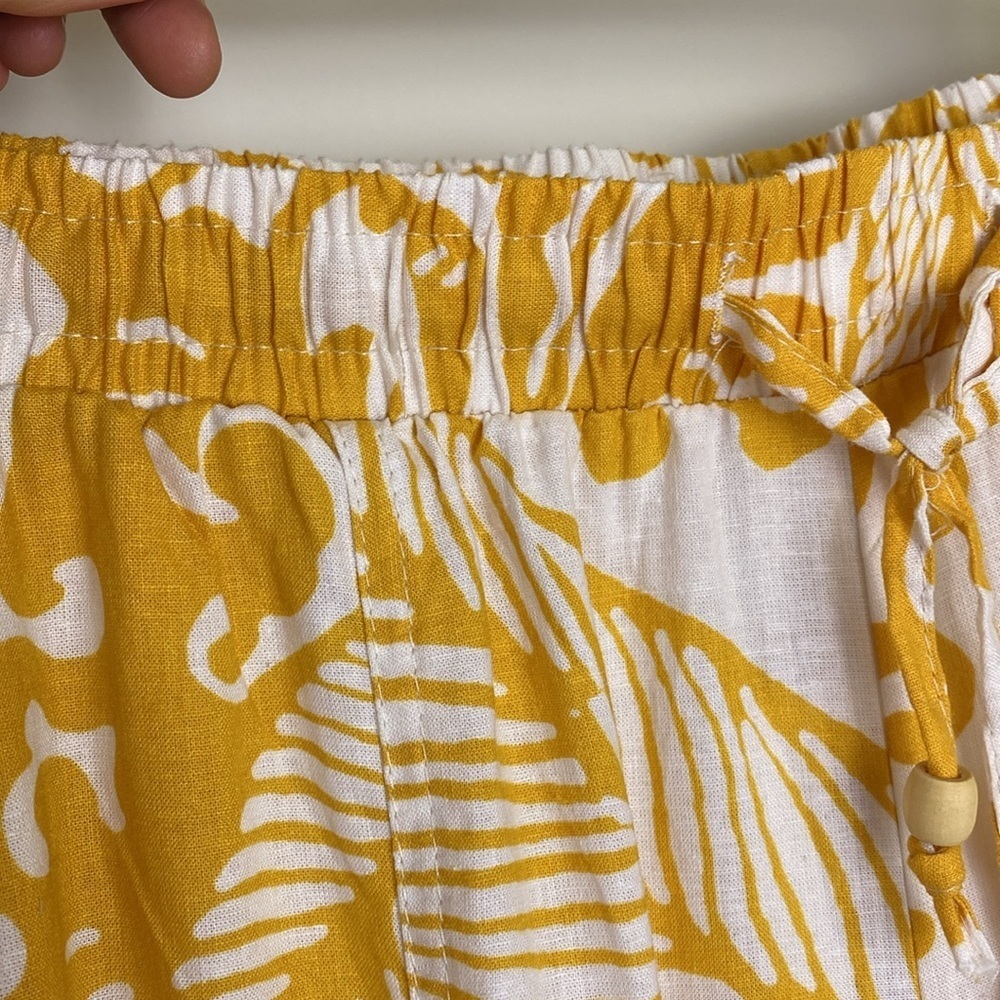 NWT Haute Hippie Linen Printed Tapered Elastic Ankle Pajama Trousers Size Small - Picture 11 of 12